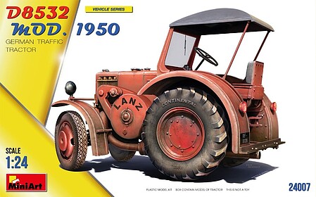 1/24 GERMAN D8532 MOD 1950 TRAFFIC TRACTOR