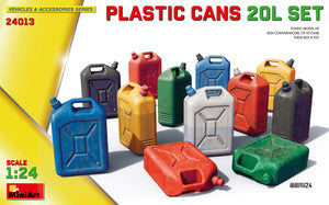 Plastic Cans 20L (12) 1/24 MiniArt