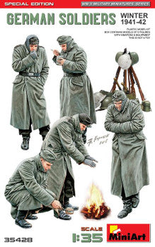 German Soldiers Winter 1941-42 (5) (Special Edition) 1/35 Miniart Models