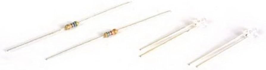 Miniatronics Standard Light Emiting Diodes (LEDs) 1/8" 3mm Diameter -- White pkg(2) - MNT1230002