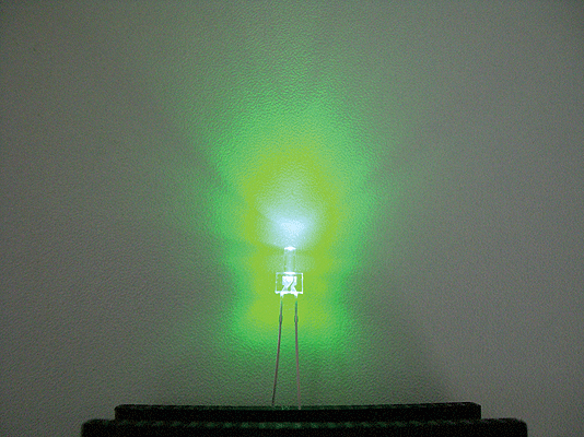Miniatronics Tower LED 2mm - Set of 5 -- Green - MNT1282205