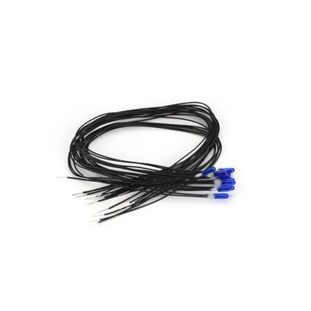 Miniatronics 18-B12-10 Micro Miniature Lamps - 12V 50mA 2.4mm Diameter -- Blue pkg(10)