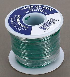 Miniatronics 18 Gauge Stranded Single Conductor Wire - 100' 30m -- Green - MNT4818301