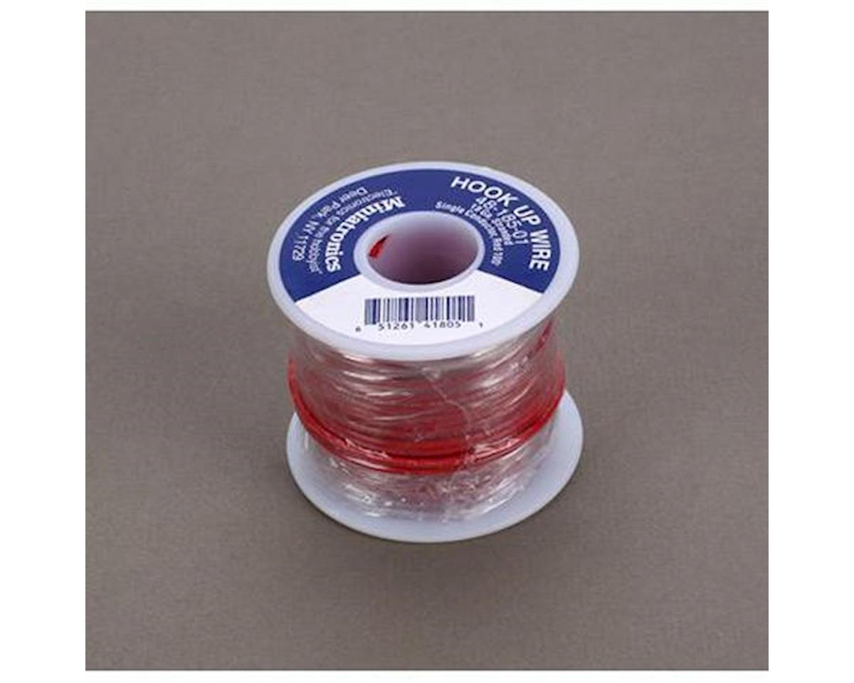 Miniatronics 18 Gauge Stranded Single Conductor Wire - 100' 30m -- Red - MNT4818501
