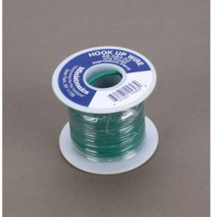 Miniatronics 16 Gauge Flexible Single Stranded Conductor Wire - 50' -- Green - MNT4856350