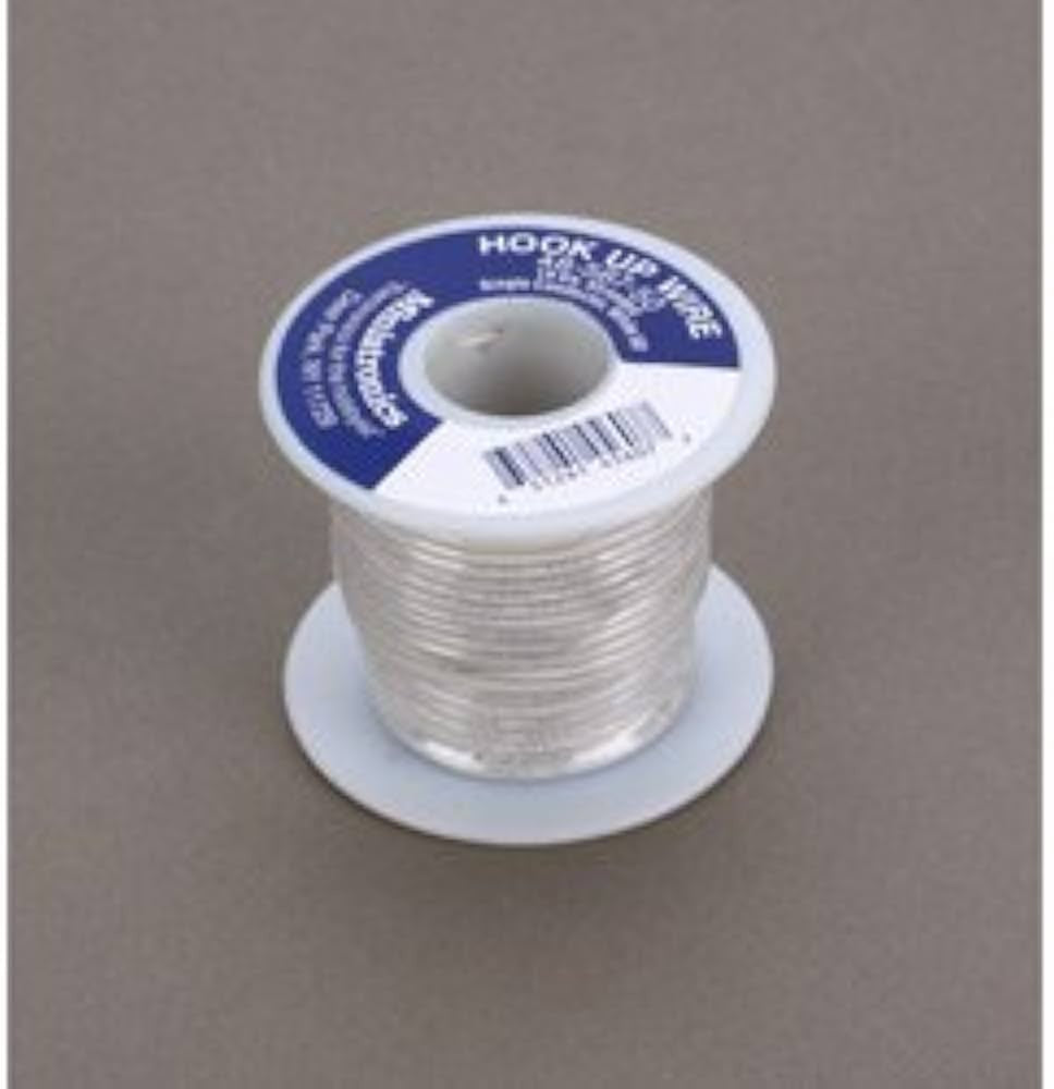 Miniatronics 16 Gauge Flexible Single Stranded Conductor Wire - 50' -- White - MNT4856750