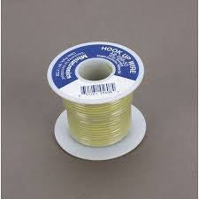 Miniatronics 16 Gauge Flexible Single Stranded Conductor Wire - 50' -- Yellow - MNT4856850