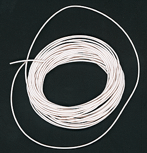 30 Gauge Ultra Flexible Stranded Single Conductor Wire - 10' 3m -- White