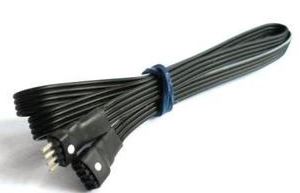 Miniatronics Micro Mini Connectors -- 4 Pin 12" Flexible Leads 1 Set - MNT5000401