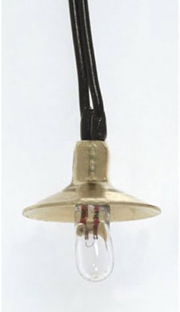 Miniatronics Lamppost Accessory Parts -- Lamp Shade w/Bulb 1.5V 40mA 5 Sets - MNT7211505