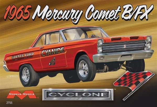 Moebius 1965 Mercury Comet B/FX Cyclone 1/25th Scale