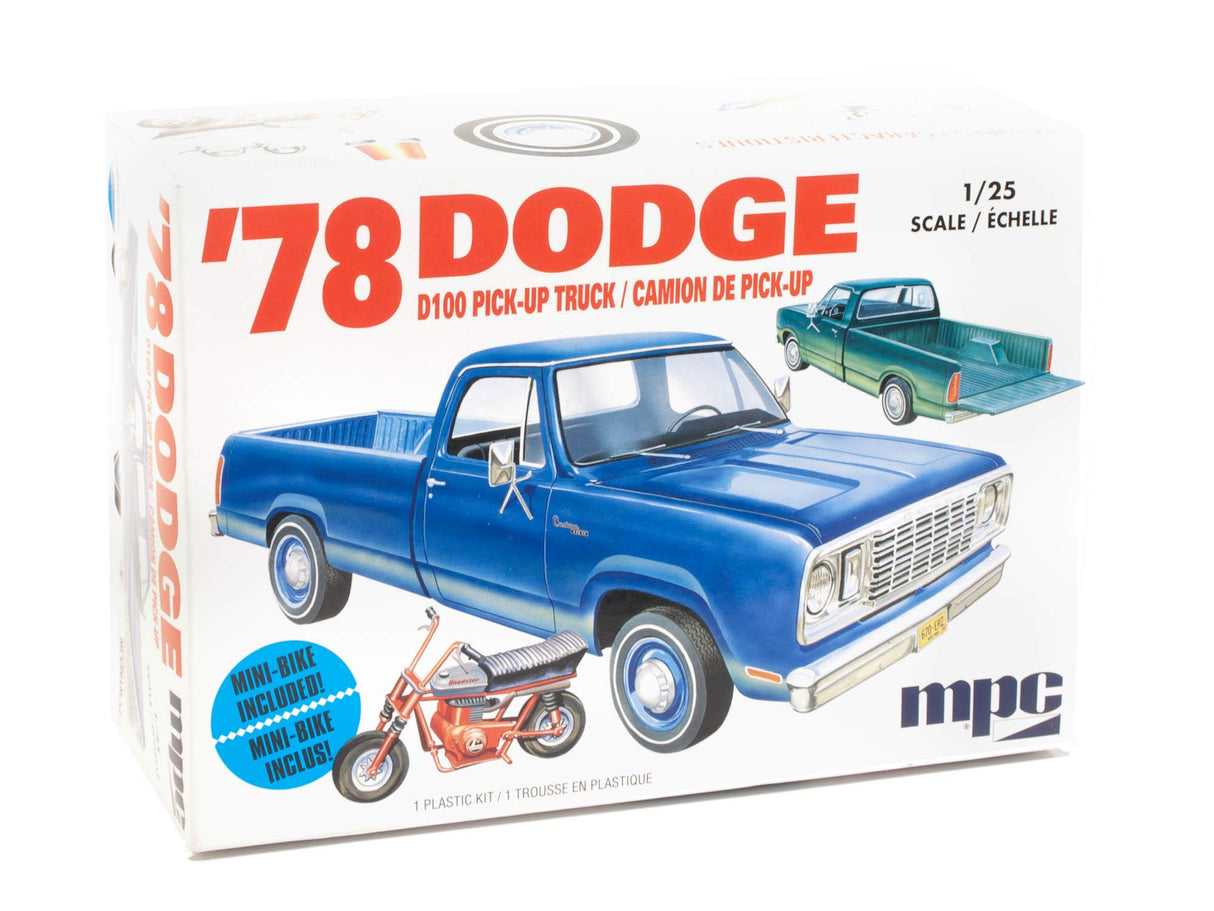 MPC 1/25 1978 Dodge D100 Custom Pickup 2T