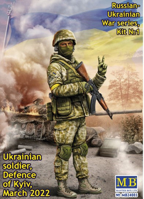 Master Box Models 1/24 RUSSIAN-UKRAINIAN WAR: UKRAINIAN SOLDIER DEFENSE OF KYIV - MTB24085
