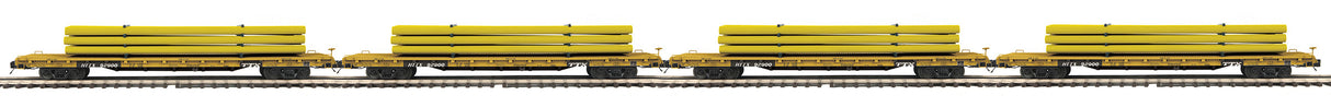 MTH - Mikes Train House MTH2092313 O 60' Flatcar w/Pipe Load 4pk TTX - MTH2092313