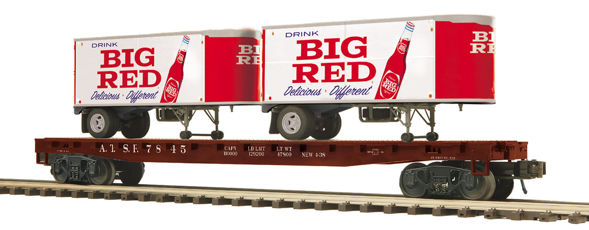 MTH - Mikes Train House SANTA FE FLAT CAR W/PUP TRAILERS - MTH2095511