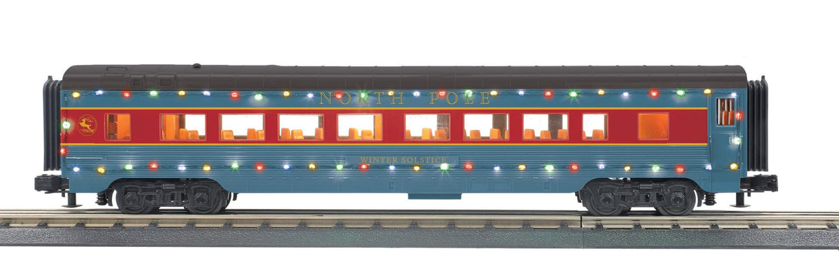 MTH 30-68292 O North Pole 60′ Streamlined Passenger Coach w/LED’s