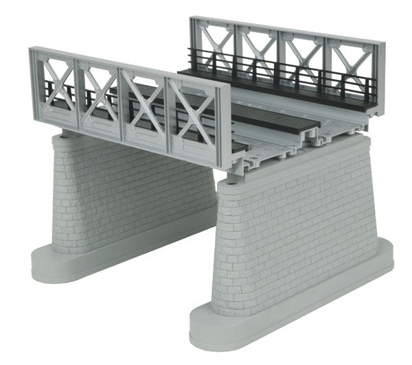 MTH - Mikes Train House O 2-Track Girder Bridge, Silver - MTH401063