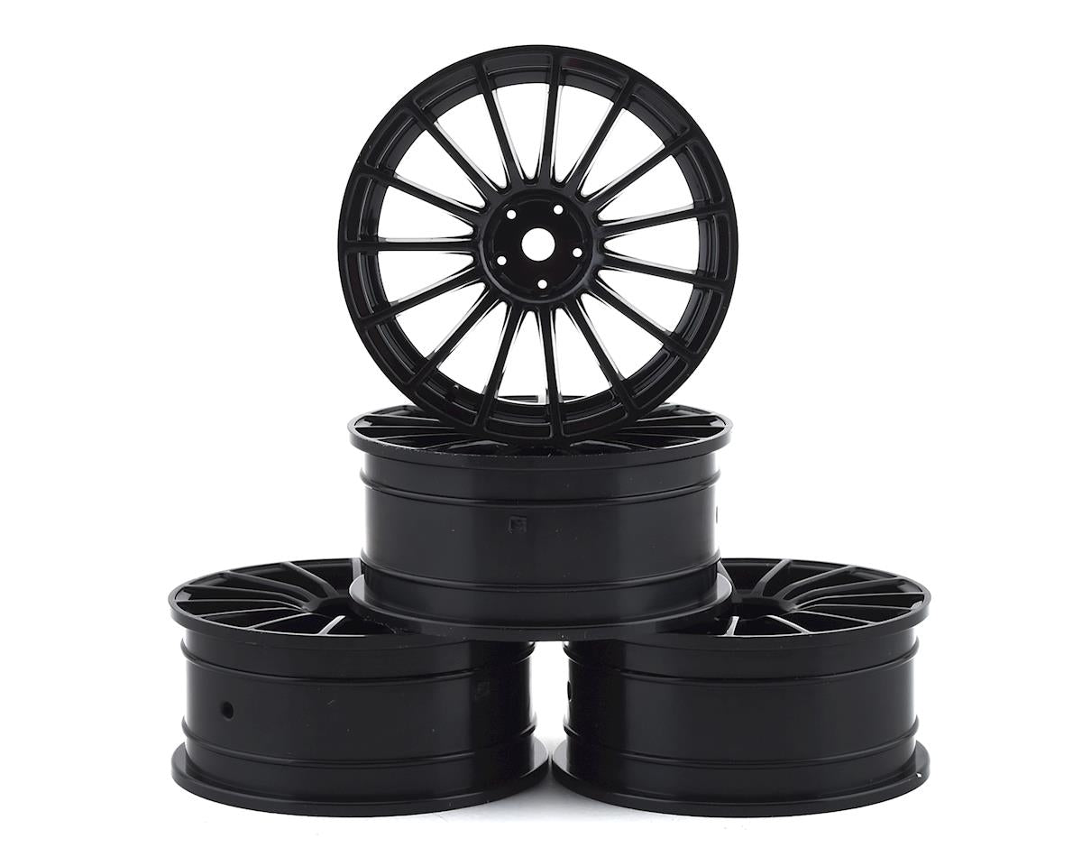 Max Speed Technology MST 24mm LM Wheel (Black) (4) (0mm Offset) w/12mm Hex - MXS832502BK