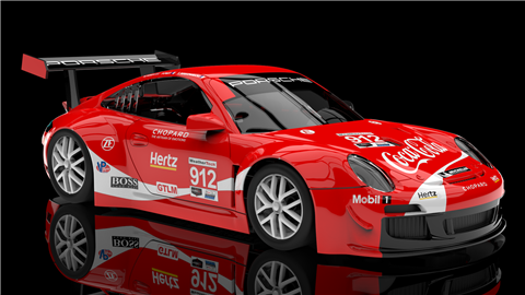 NSR0525AW PORSCHE 997 COCA COLA LIVERY #912 PETIT LE MANS 2019 AW KING 21 EVO3