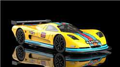 NSR0559IL5 MOSLER MT900R MARTINI LIVERY YELLOW #58 EVO5 IL TRIA KING 21 EVO3