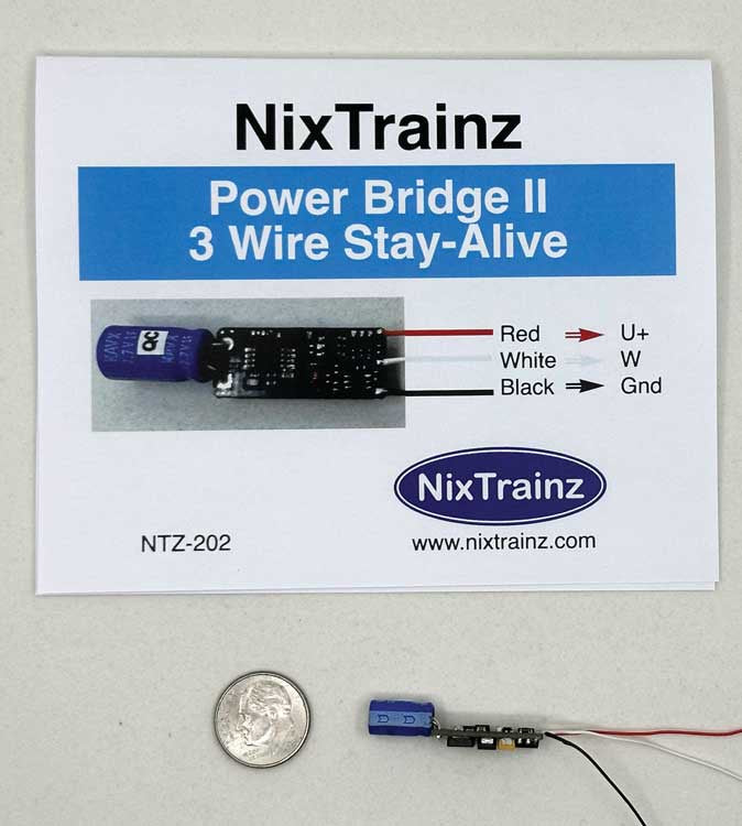 NixTrainz 202 Power Bridge II 3-Wire Stay-Alive