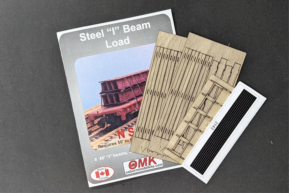 Osborn Model Kits N Scale Steel I Beam Load Kit