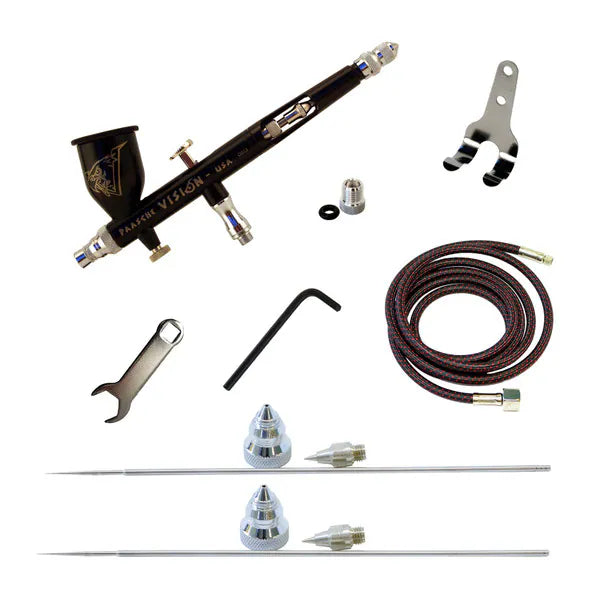 Paasche Airbrush TGX-3AS Airbrush Set w/3 Spay Heads