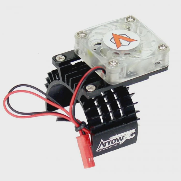 Powerhobby Aluminum Motor Cooling Fan FOR Traxxas Slash Stampede Rustler Black