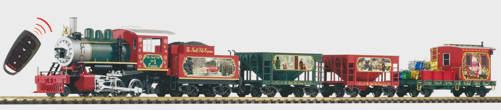 Piko 38123 Christmas Freight R/C Starter Set w/Analog Sound & Smoke (G-Scale) - PIKO38123
