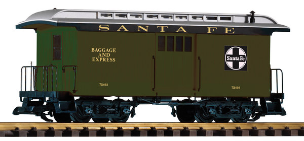 Piko SF Wood Baggage Car 72493, Green - PIKO38626