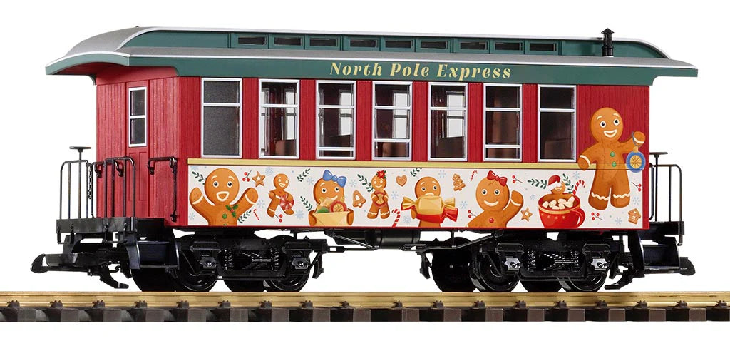 Piko 38670 North Pole Express Coach, Gingerbread (G-Scale)