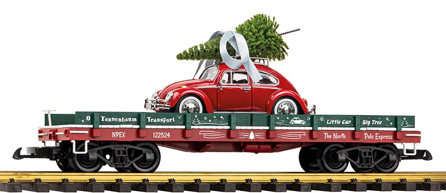 Piko 38794 O Tannenbaum Transport w/Diecast Beetle and Tree (G-Scale)