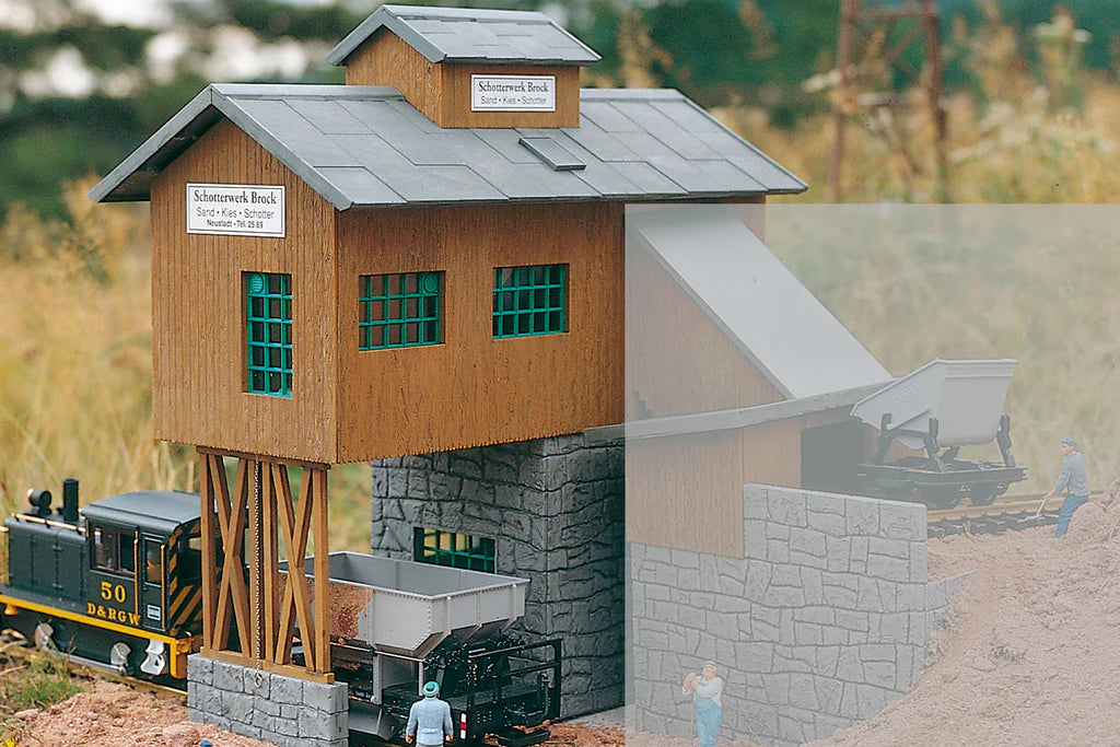 Piko 62009 Gravel Works Main Building, Building Kit (G-Scale)