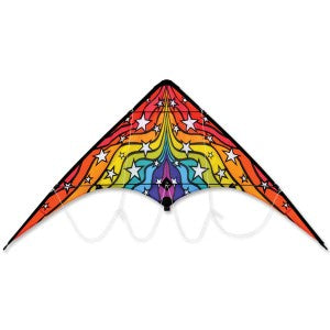 Premire Kites 46X21 RAINBOW STARS ZOOMER 2.0 DELTA STUNT KITE - PMR66145