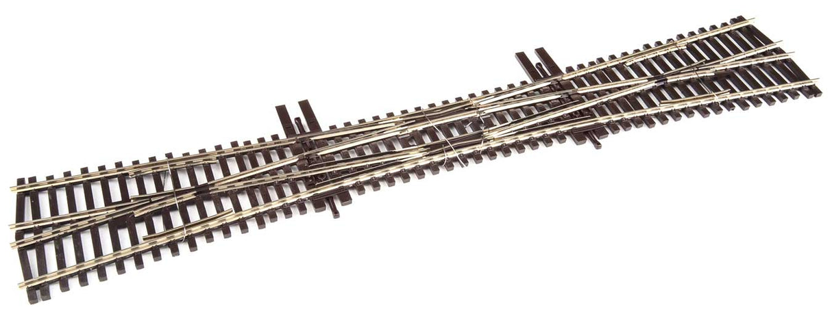 Peco SL-U8363 HO Streamline Code 83 No. 6 Unifrog Double Slip Turnout -- Nickel Silver - PPCSLU8363