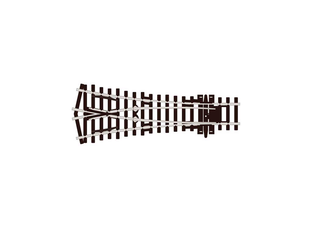 Peco HO Code 100 Small Radius Wye Turnout - Streamline -- Unifrog