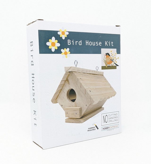 Bird House Kit w/Pre-Drilled Holes Hobby Express