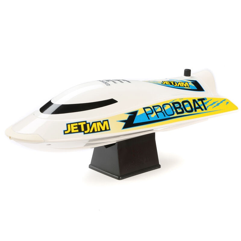 ProBoat Jet Jam 12 Pool Racer, Brushed, White: RTR