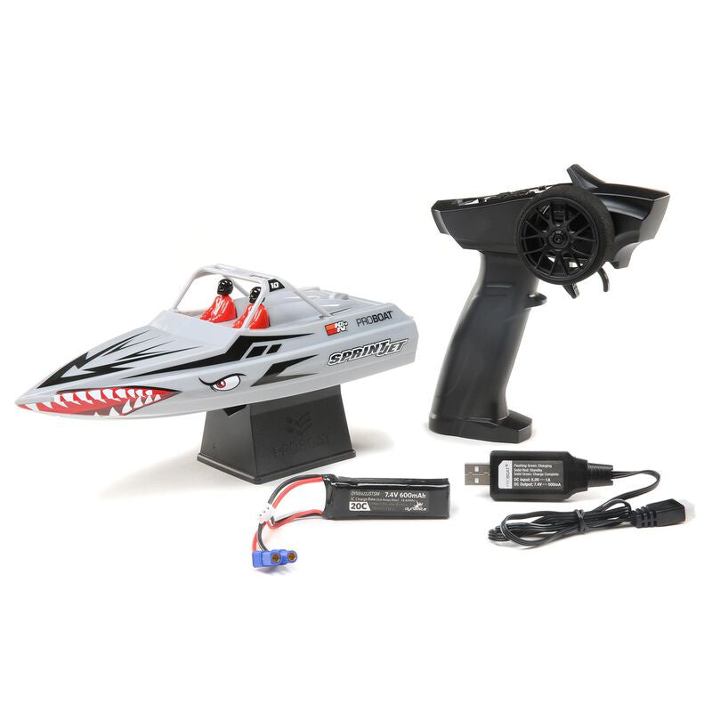 ProBoat Sprintjet 9-inch Self-Right Jet Boat RTR, Silver