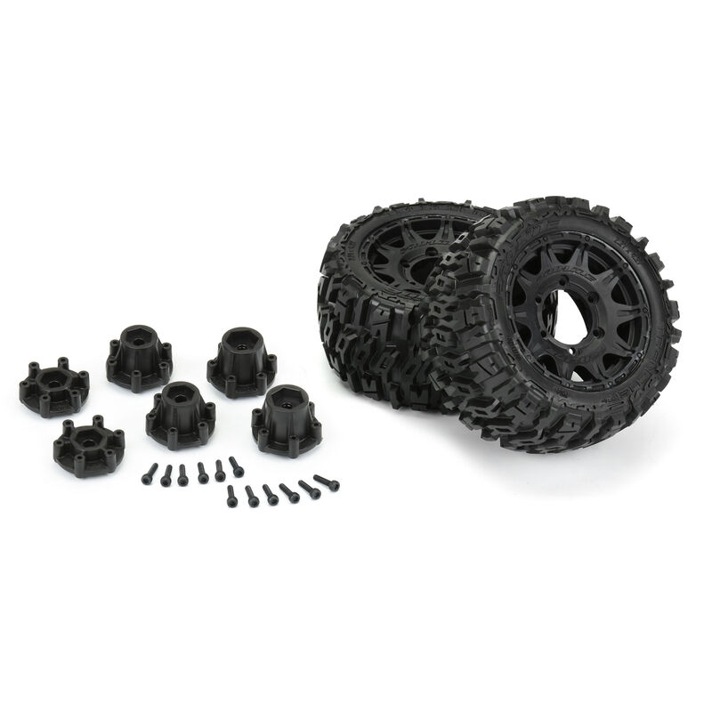 Pro-Line Racing Trencher LP 2.8" MTD Raid Black 6x30 F/R - PRO1015910