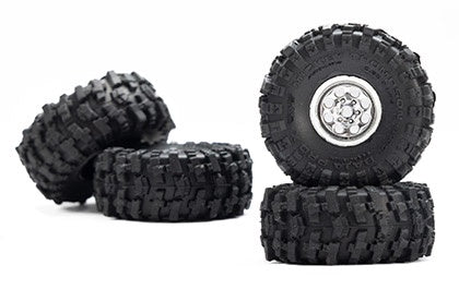 Pro-Line Racing 1/30 Baja Pro X Front/Rear Mounted Chrome Beast (4): Axial SCX30