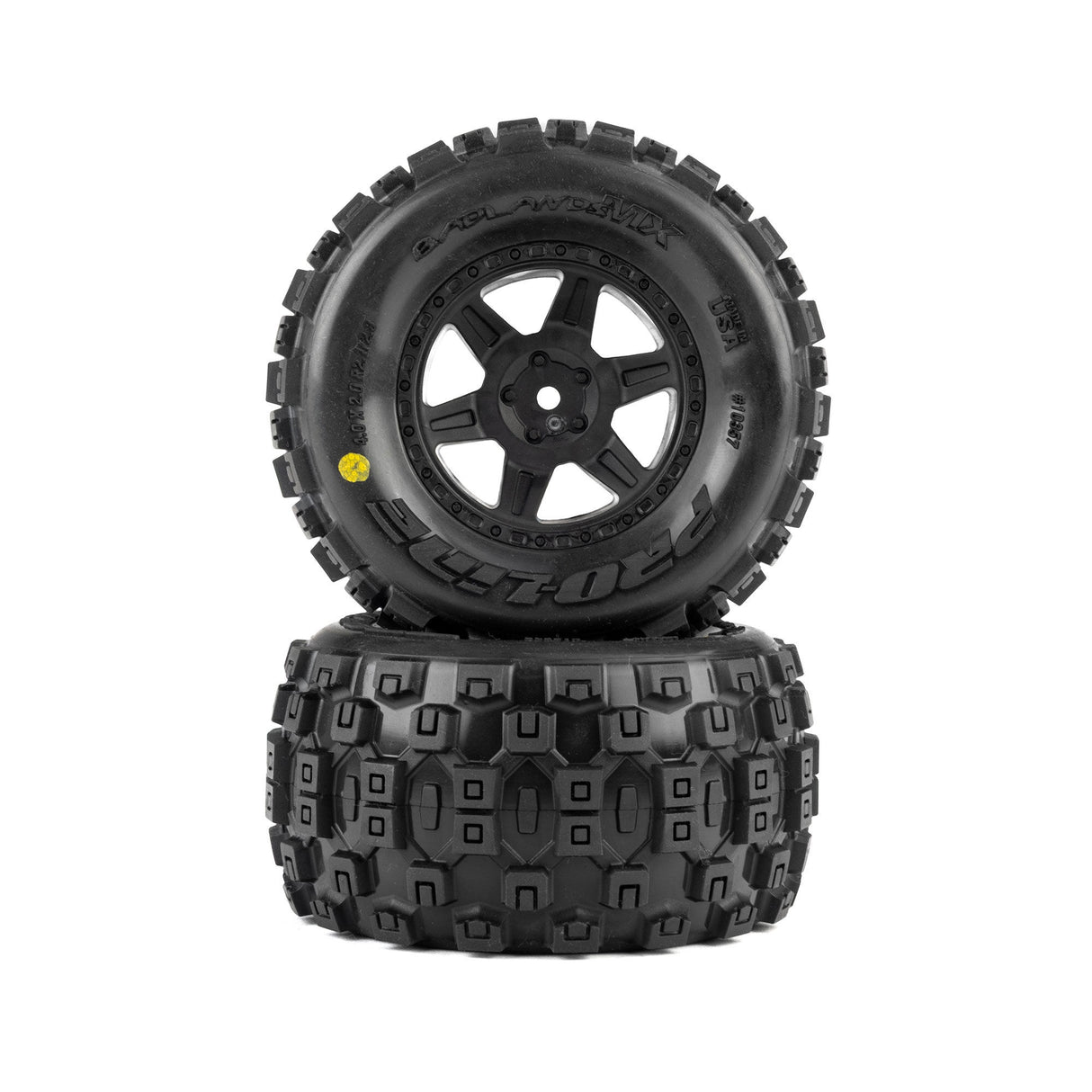 Pro-Line Racing Badlands MX MTD 12mm Black Desperado 2.0 Wheel: Mini Maxx