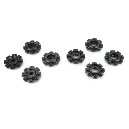 Pro-Line 63-8300 - 8x48 to 24mm Hex Adapters: 1/6 KRATON 8S & X-MAXX