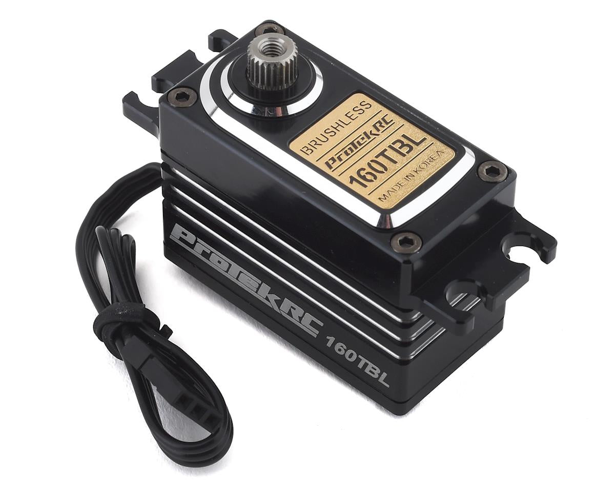 Proteck RC 160TBL "Black Label" Low Profile High Torque Brushless Servo (High Voltage/Metal Case) - PTK160TBL
