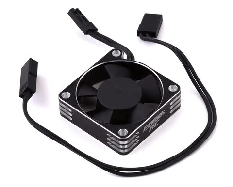 Proteck RC 35x35x10mm Aluminum High Speed HV Cooling Fan (Silver/Black) - PTK2113