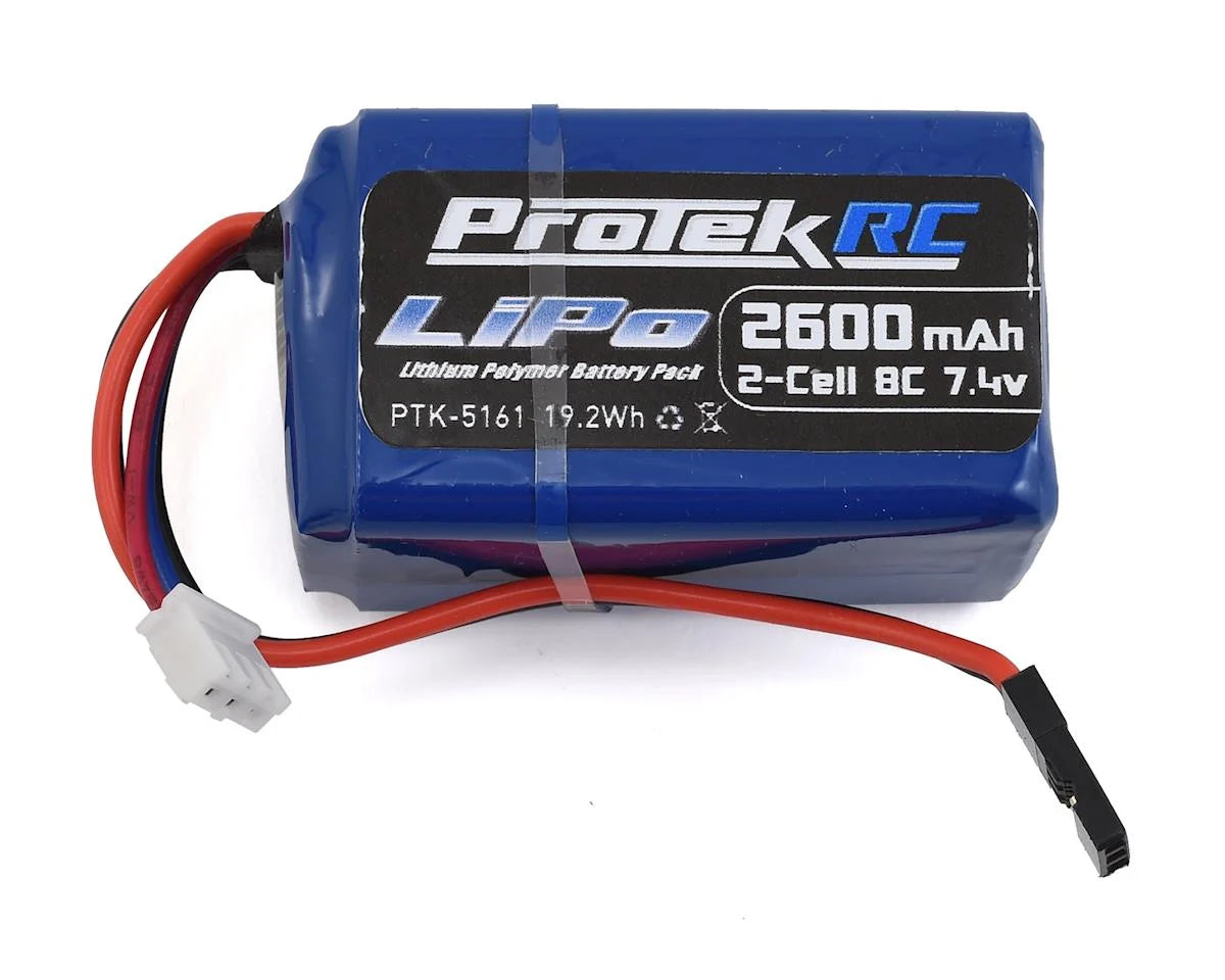 ProTek RC Protek R/C Li-POLY HUMP RECEIVER BATTERY PACK (7.4V/2600MAH)(W/BALANCER PLUG) - PTK5161