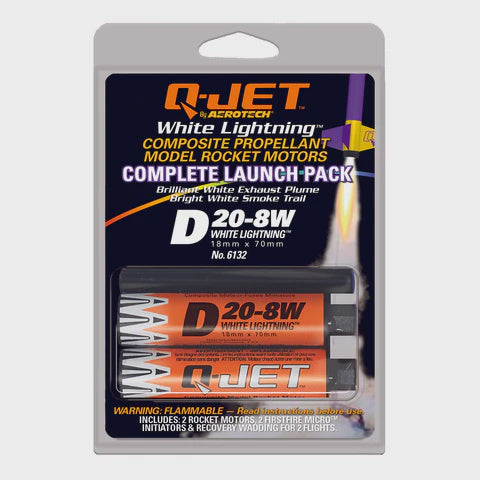 Quest Rockets - D20-8W Q-Jet (2-Pack)