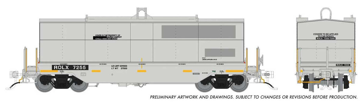 Rapido Trains HO Greenbrier Coil Car: Railroad of Lies (ROLX): Single Car #7215