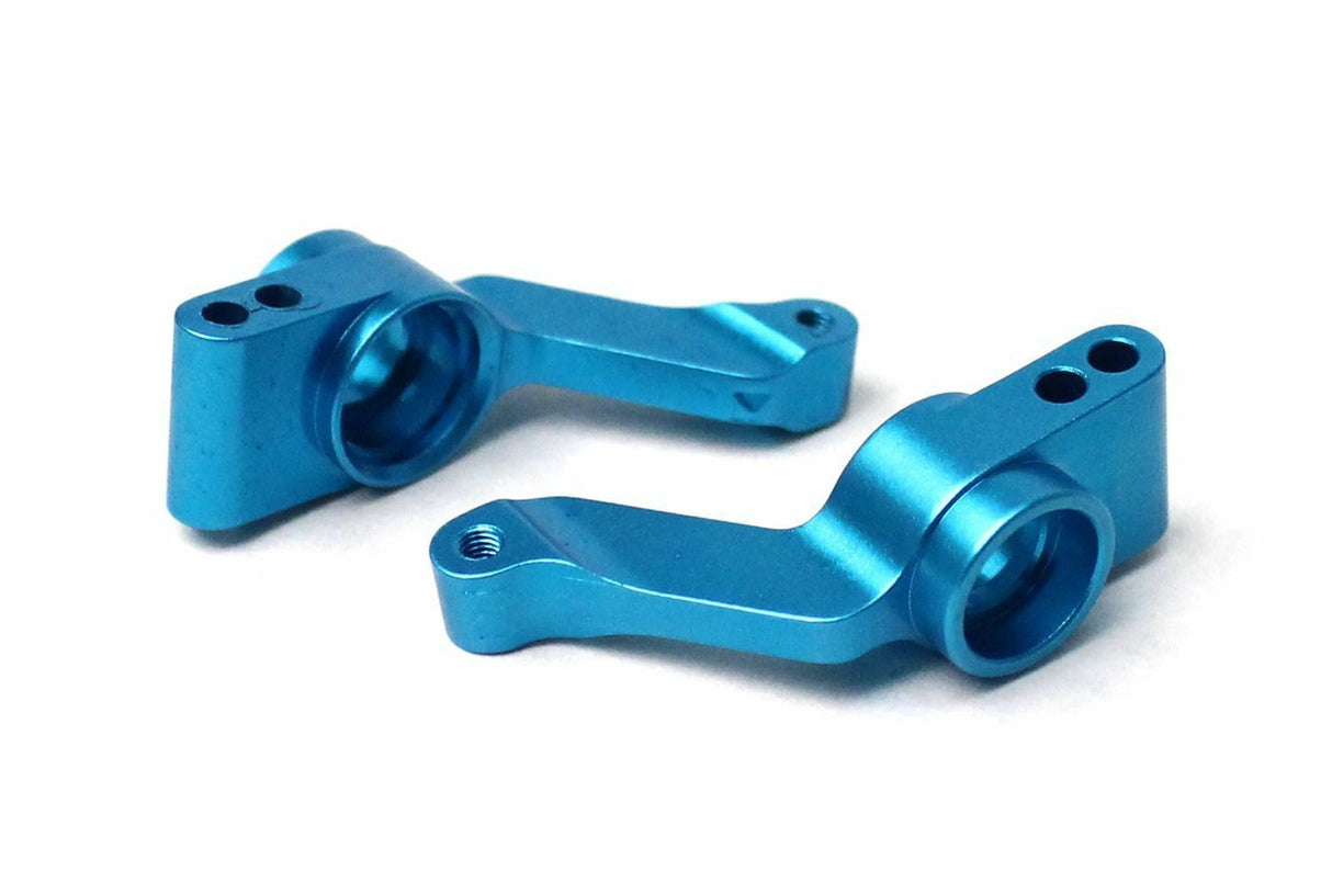 Racers Edge Slash 4WD Aluminum Rear Hubs (pr.) - Blue - RCE1840BL