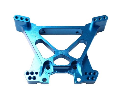 Racers Edge Slash 4WD Aluminum Rear Shock Tower- Blue - RCE1843BL